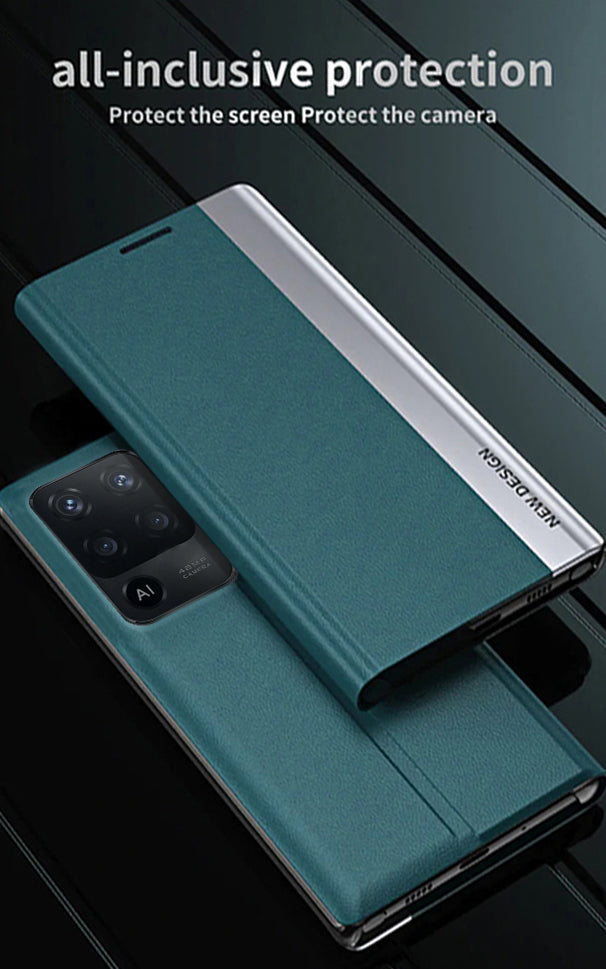 Oppo F19 Pro Magnetic Flip Leather Case