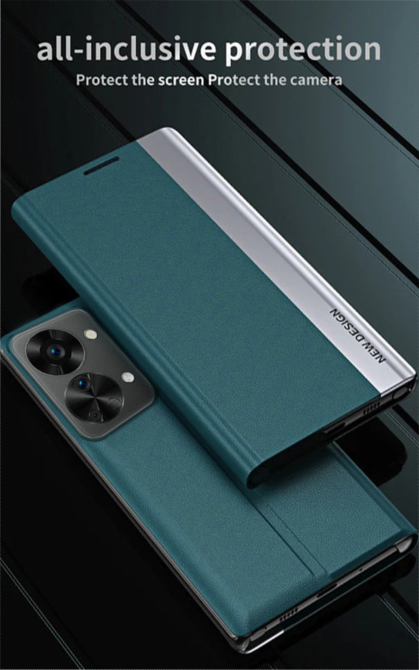 OnePlus Nord 2T 5G Magnetic Flip Leather Case